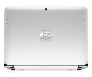 La cámara trasera y el logo de HP rematan la parte de atrás