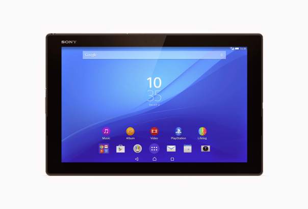 Xperia Z4 Tablet frontal